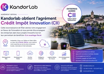 Kandorlab devient la seule entreprise de développement informatique agréée CII en Haute-Saône