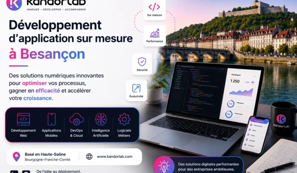 Développement d'application sur mesure à Besançon : Guide complet 2026